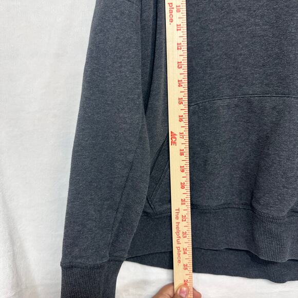 Puma Mens Gray XL Slouch Drawstring Hoodie Active Comfy Outdoors 100% Cotton - Picture 11 of 13